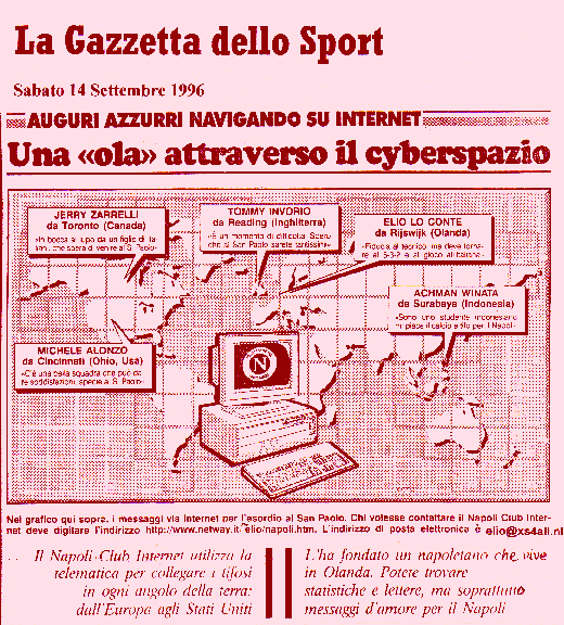 La Gazzetta dello Sport 14/9/96